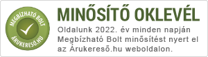 árukereső megbízható bolt oklevél 2022